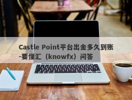 Castle Point平台出金多久到账-要懂汇（knowfx）问答